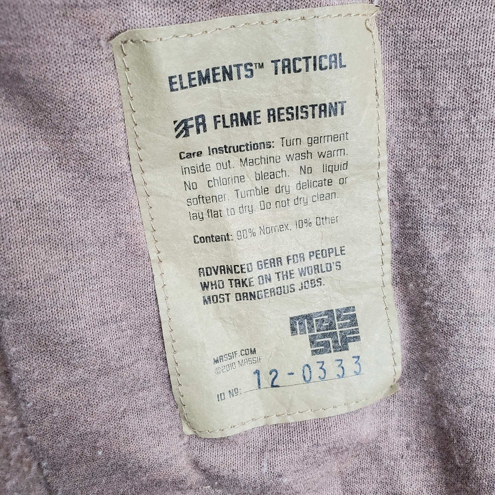 Massif Elements Tactical Jacket Tan Flame Resista… - image 3
